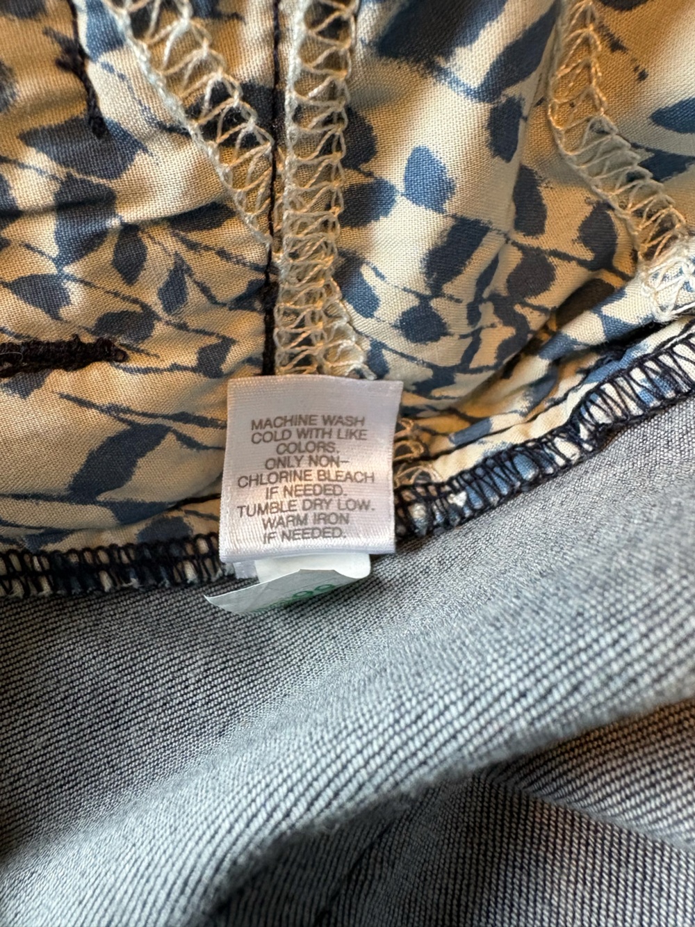 J. Jill Indigo Denim Pencil Skirt | Cotton Blend | Size 10 - Picture 10 of 12